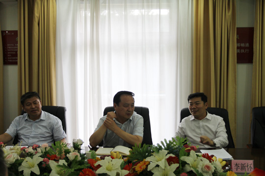 省住建厅、市住建委领导与博鱼网页版_博鱼（中国）领导进行工作交流